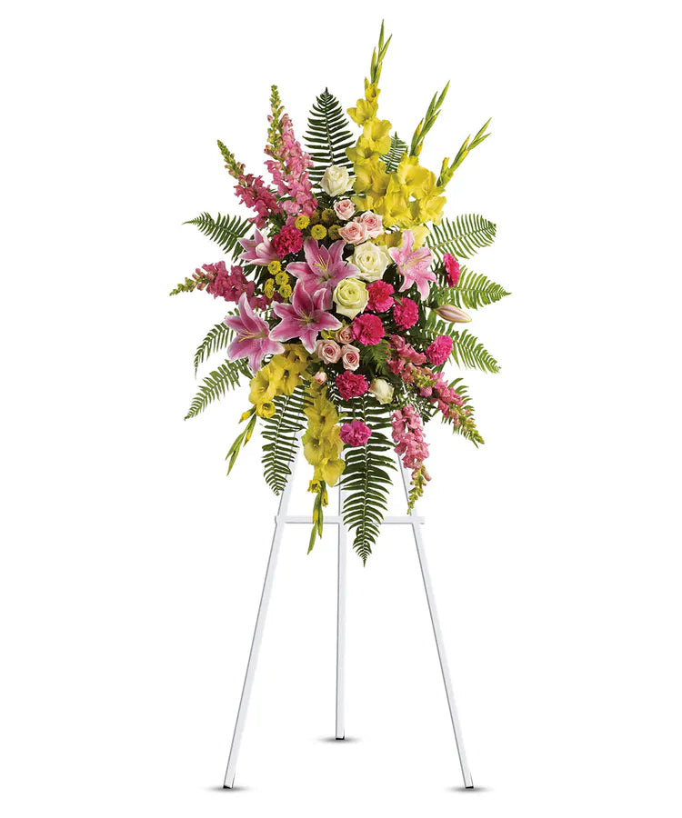 Joyful Sunrise Standing Spray